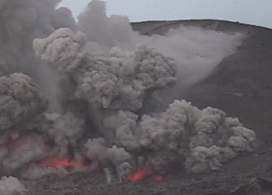 Cordon Caulle in eruption. Photo by C. Ian Schipper.